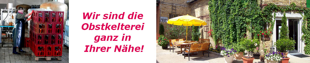 Obstkelterei Fläminggarten, Hofladen und Produktion